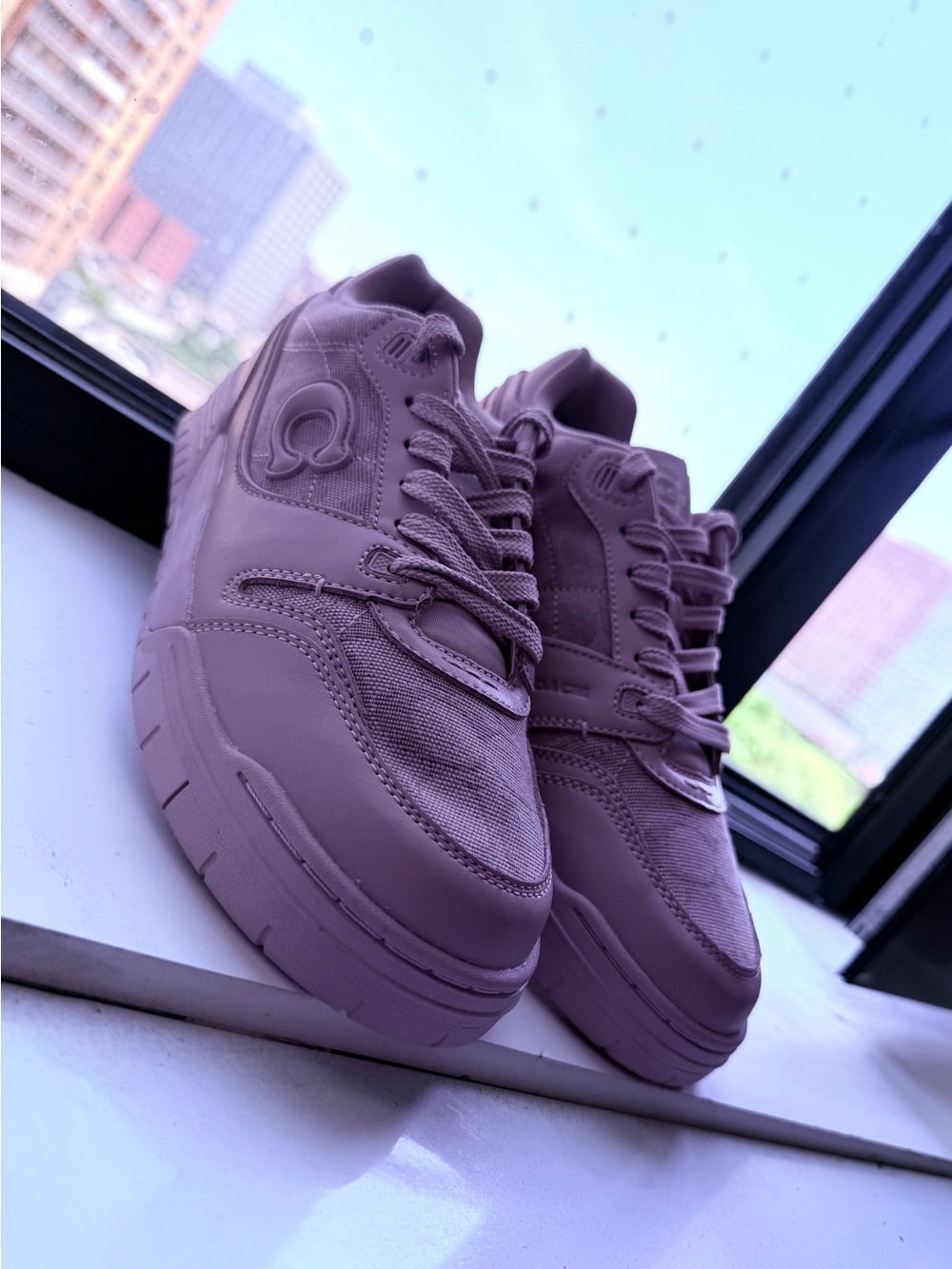 Coach SoHo Blush Pink Women's Lace-Up Sneakers